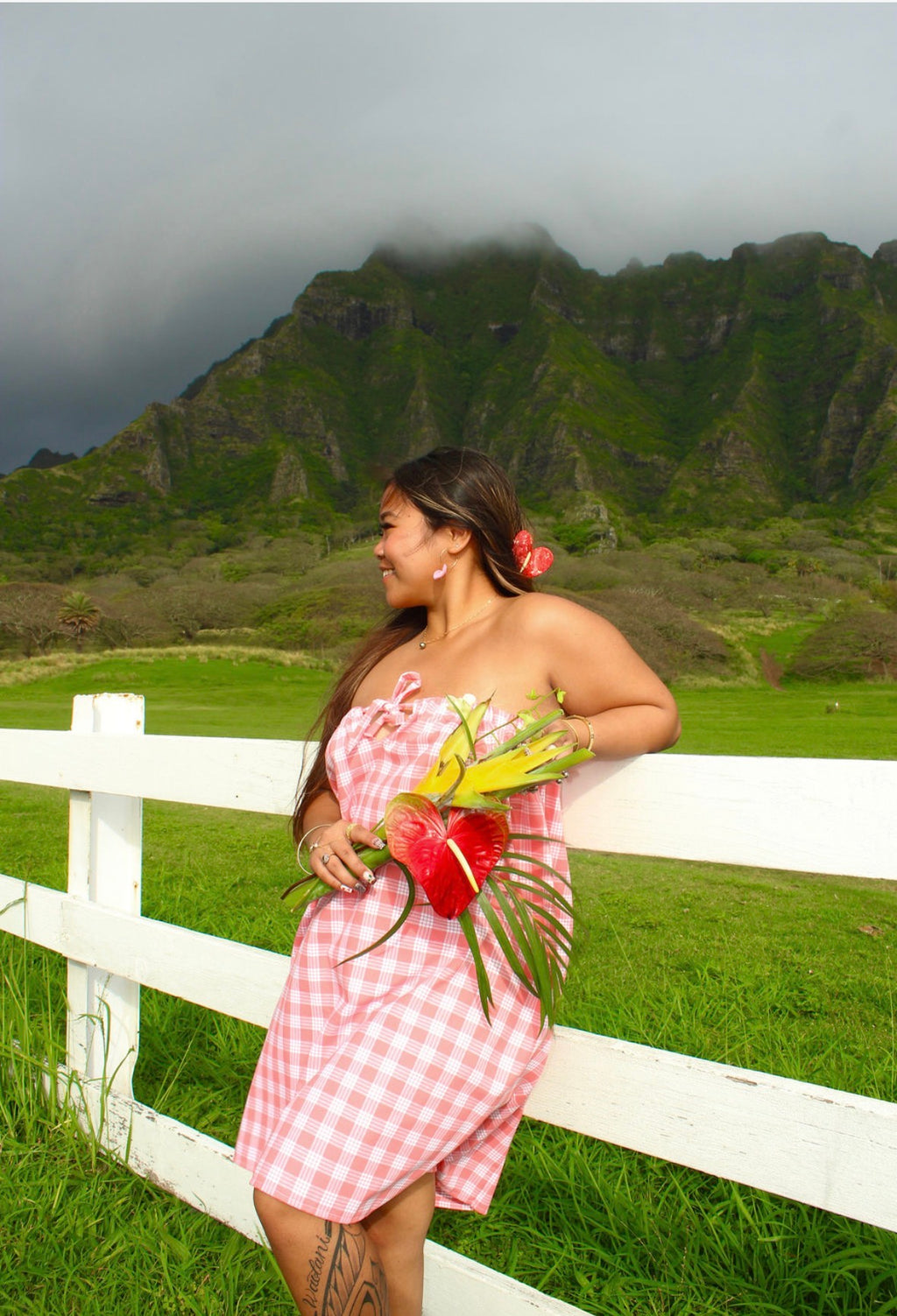 Waioha Strapless Dress